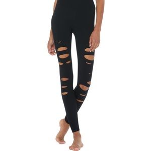 Alo warrior leggings, black, size small